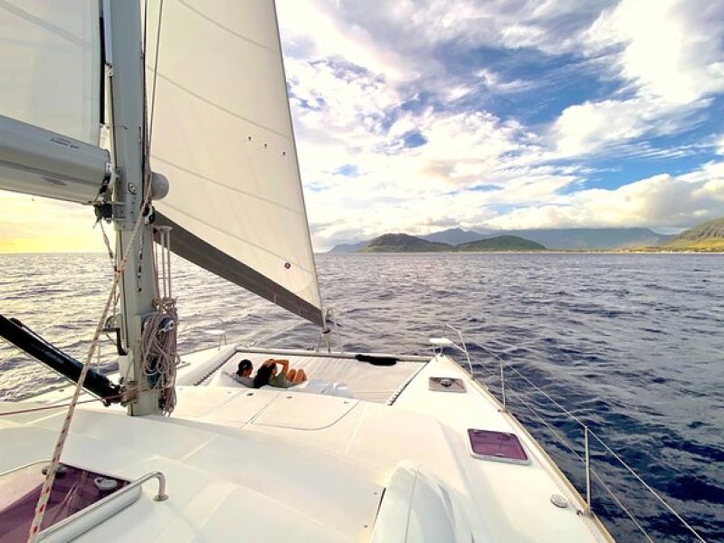 Private Oahu Sunset Charter with Tasting and Drinks