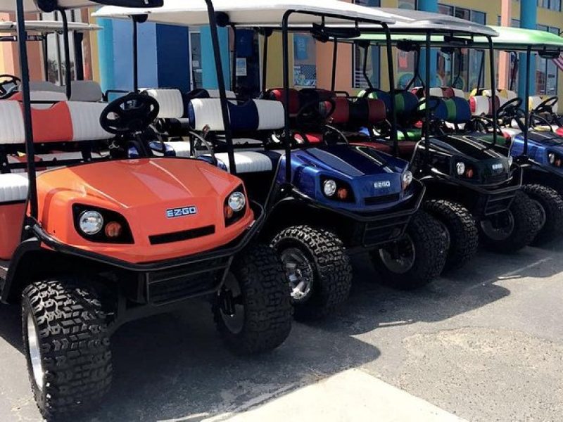 24-Hour Golf Cart Rental in South Padre Island for 4 Passengers