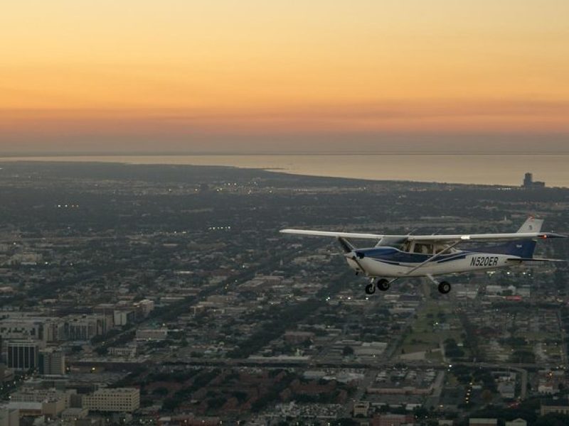 New Orleans Night Sightseeing Flight