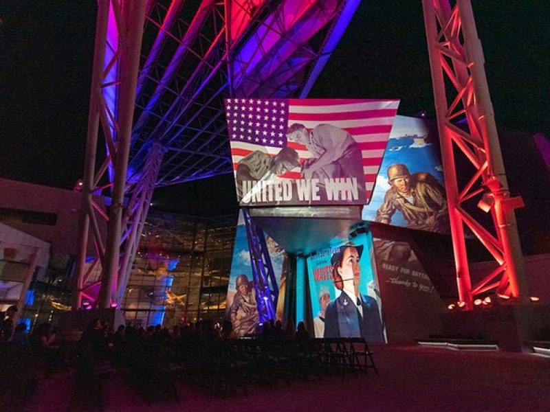 Expressions of America – Outdoor Sound & Light Show at The National WWII Museum