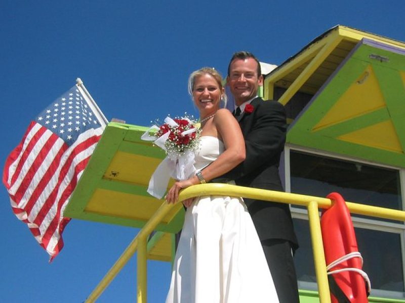 MIAMI Beach Wedding or Vow Renewal Ceremony