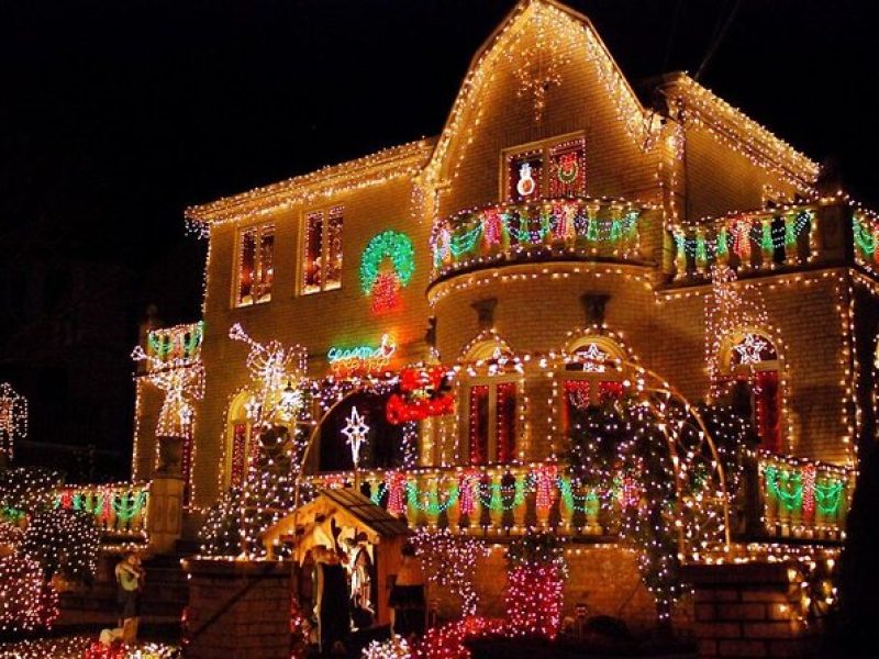 Dyker Heights Christmas Lights & Skyline View Bus Tour