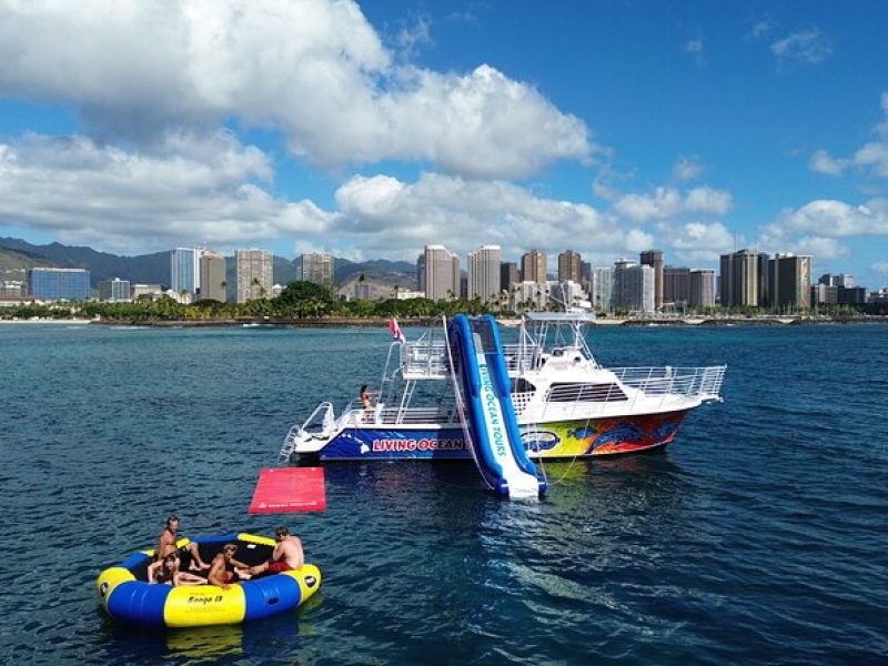 Waikiki Waterslide, Snorkel and Wild Life Cruise