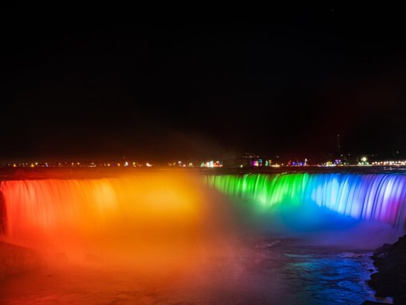 All inclusive Niagara Evening Light Show, Boat Ride & Cave Tour