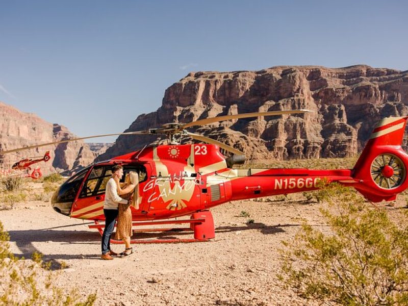 Grand Canyon West Rim Helicopter Tour with Champagne Toast