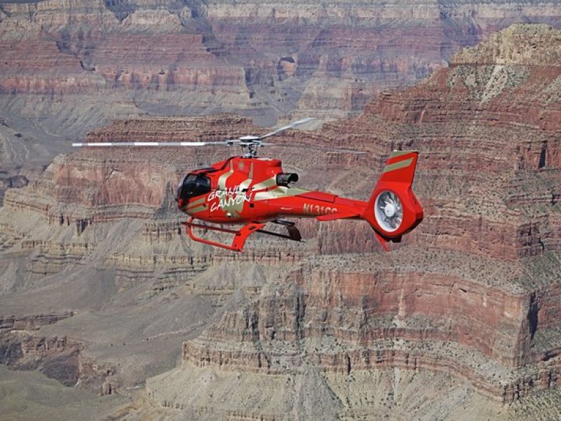 25-min Grand Canyon South Rim EcoStar Helicopter Tour with Optional Hummer