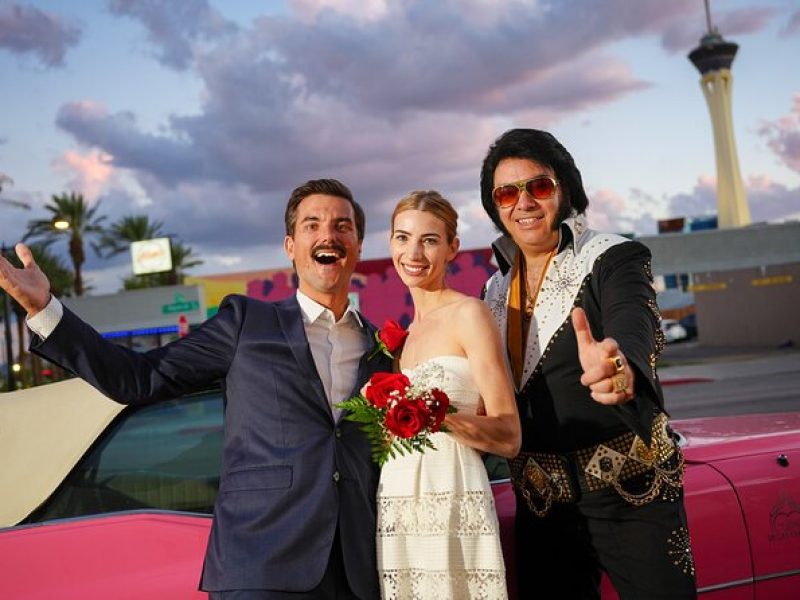 Elvis Wedding at The Little Vegas Chapel including Limousine Transportation