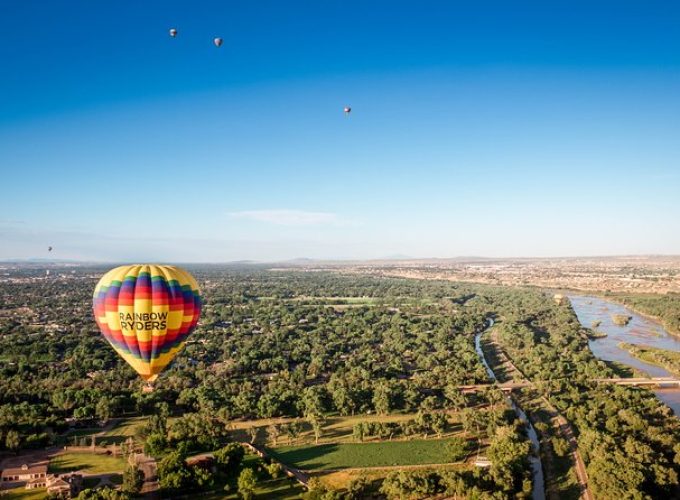 Albuquerque Hot Air Balloon Ride at Sunset