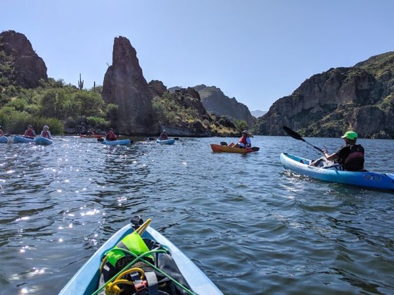 Canyon & Cliffside Kayaking on Saguaro Lake