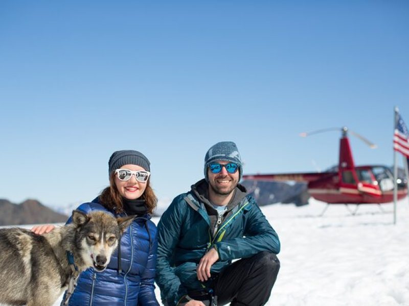 Helicopter Glacier Dogsled Tour + Lower Glacier Landing – ANCHORAGE AREA