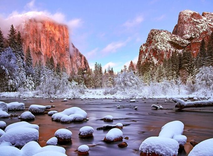 Yosemite Valley Private Winter Hiking Tour