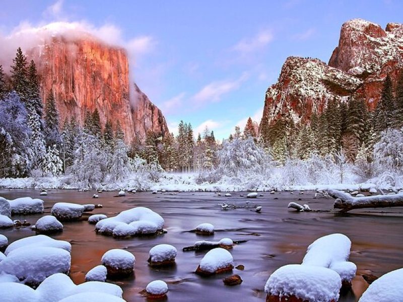 Yosemite Valley Private Winter Hiking Tour