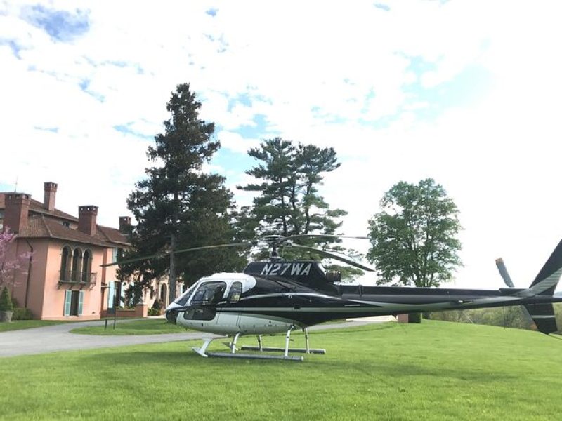 Helicopter Engagement Experience from NYC to Glenmere Mansion