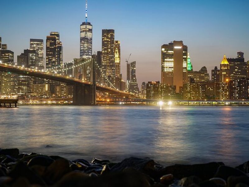 NYC: Statue of Liberty & NYC Skyline Sunset Night cruise