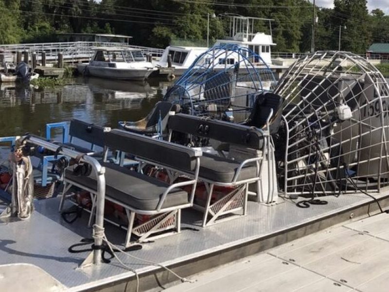 Nawlins Luxury: Large Airboat Swamp Tour with Transportation