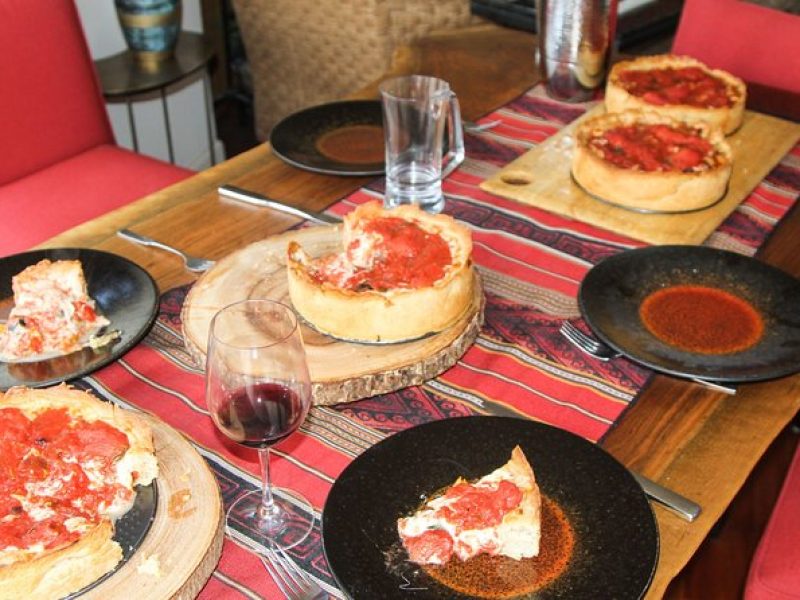 Traveling Spoon Chicago-Style Deep Dish Pizza Private Online Cooking Class