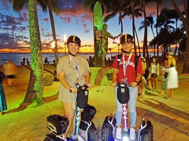 Sunset Glow Signature Hoverboard Tour: Waikiki to Diamond Head