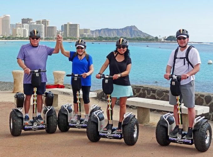 Guided Hoverboard Tour West Waikiki Magic Island and Ala Moana