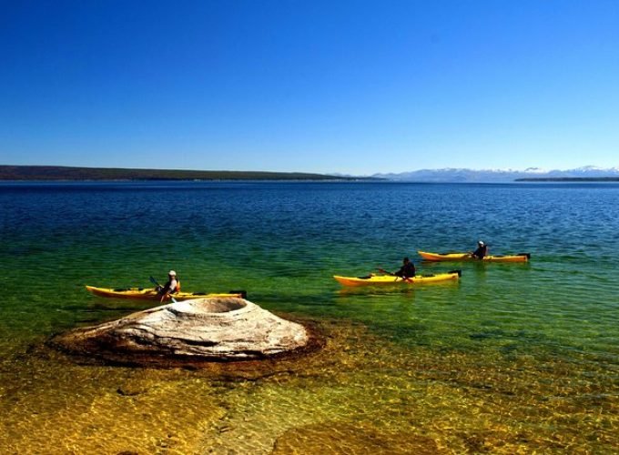 Kayak Day Paddle on Yellowstone Lake