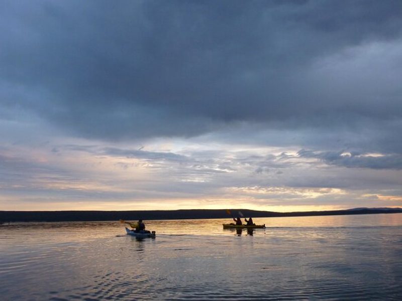 Yellowstone Lake Sunset Paddle