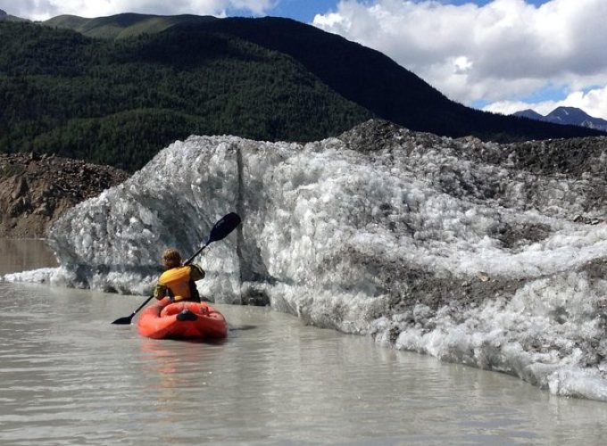 Glacial Lake Inflatable Kayak Tour