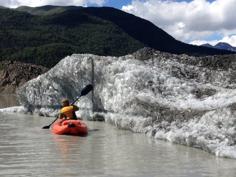 Glacial Lake Inflatable Kayak Tour