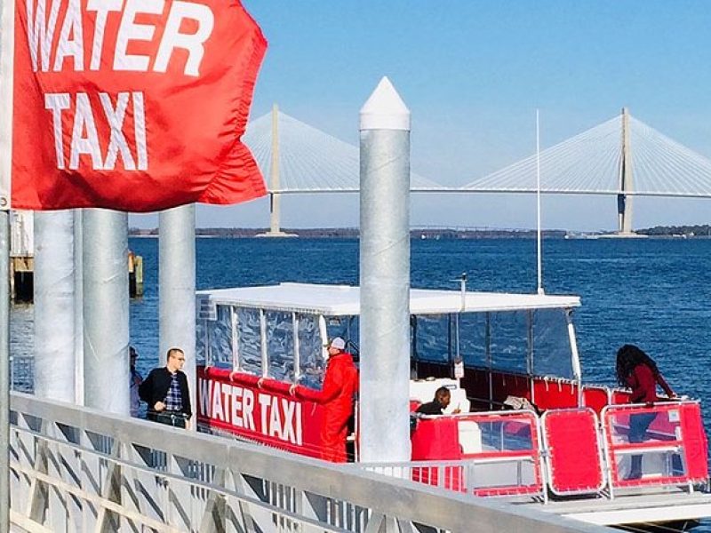 Charleston Water Taxi Cruise with Dolphin Sighting