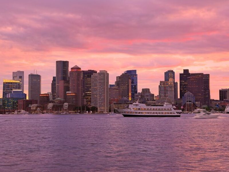 Scenic Boston Night Tour with Sunset Cruise