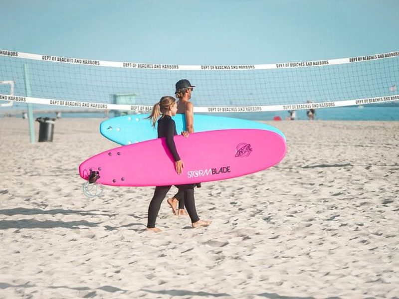 2-Hours Private Surfing Lesson in Venice Beach