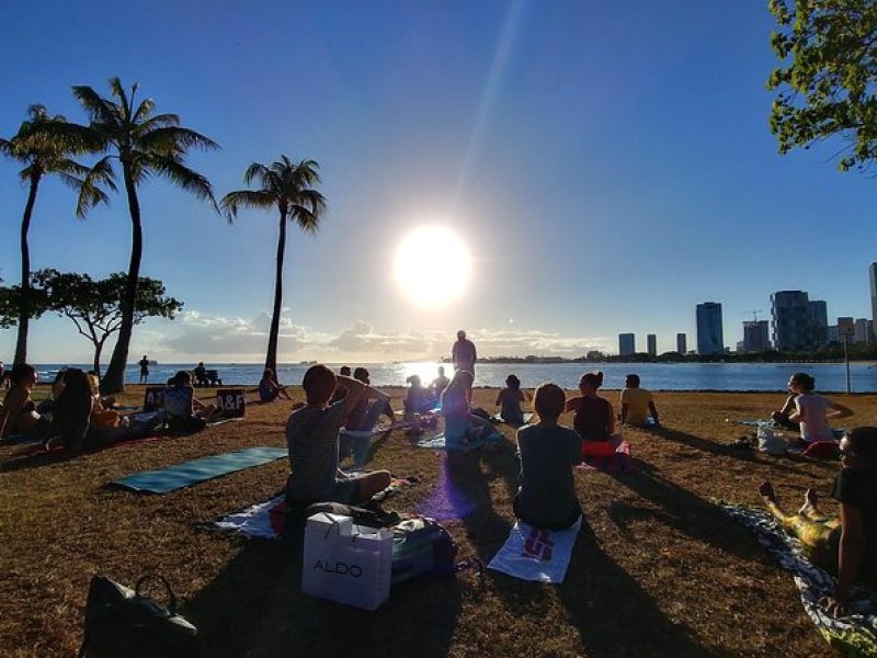 Sunset Yoga Flow at Magic Island