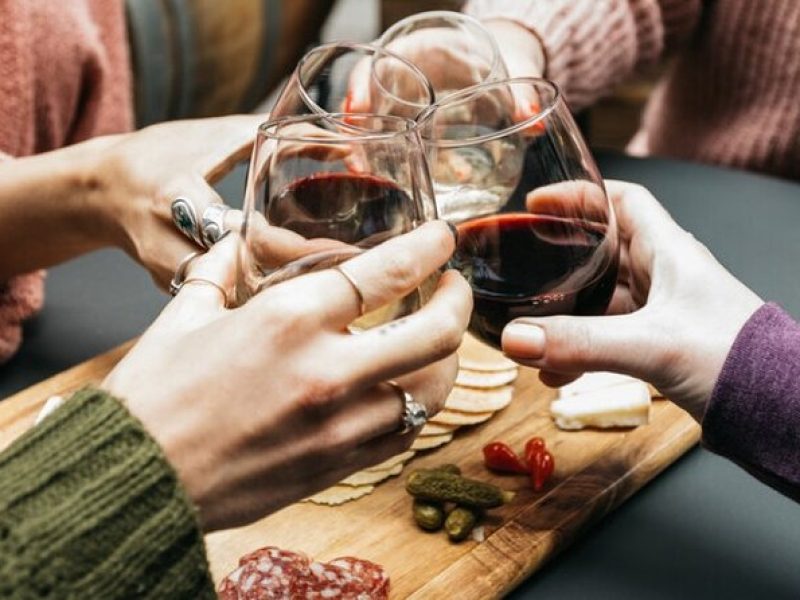 Wine Tasting with Cheese, Charcuterie, and Dessert